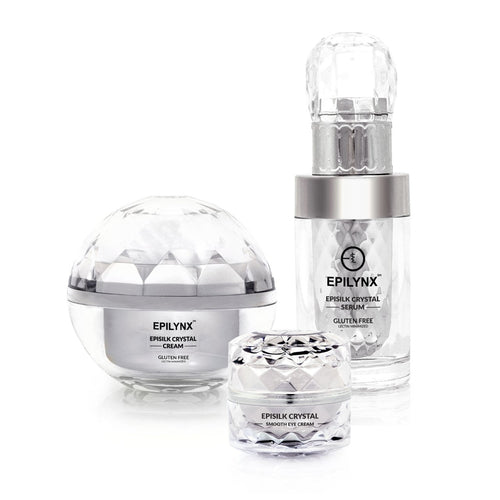 Wrinkle Smoothing Hydration Set for Sensitive Skin – Vegan Serum, Cream & Eye Cream